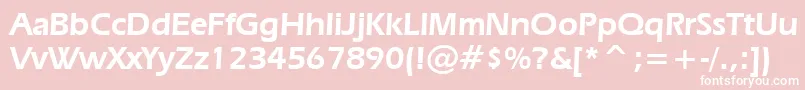 Erasd Font – White Fonts on Pink Background