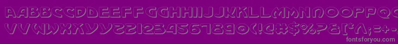 More about MachiavelliShadow Font MachiavelliShadow Font – Gray Fonts on Purple Background