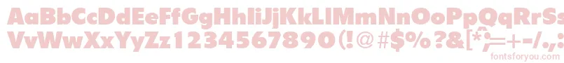 FlipperBoldDb Font – Pink Fonts on White Background