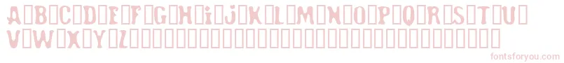 RoadHoe-fontti – vaaleanpunaiset fontit