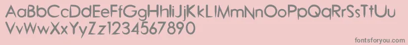 fuente BlossomOtf – Fuentes Grises Sobre Fondo Rosa