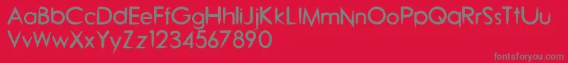 BlossomOtf Font – Gray Fonts on Red Background