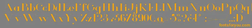 More about GlamorLightextended Font GlamorLightextended Font – Orange Fonts on Gray Background