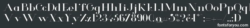 GlamorLightextended Font – White Fonts