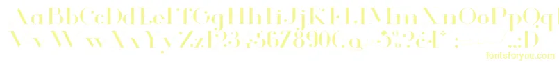 GlamorLightextended Font – Yellow Fonts