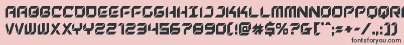 Newyorkescapecond Font – Black Fonts on Pink Background
