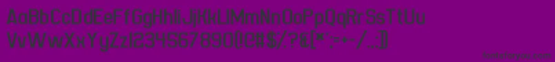 Шрифт Acetate – чёрные шрифты на фиолетовом фоне