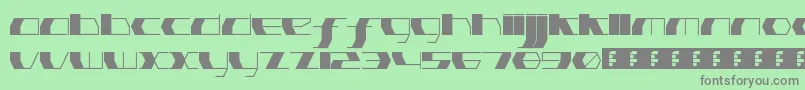 PinkHasGoneExtinctUltraThin Font – Gray Fonts on Green Background