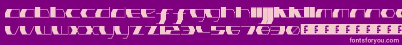 PinkHasGoneExtinctUltraThin Font – Pink Fonts on Purple Background