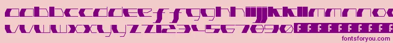PinkHasGoneExtinctUltraThin Font – Purple Fonts on Pink Background