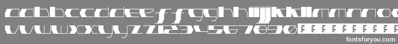 PinkHasGoneExtinctUltraThin Font – White Fonts on Gray Background