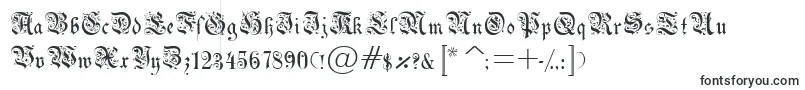 Drpodecorru-fontti – Alkavat D:lla olevat fontit