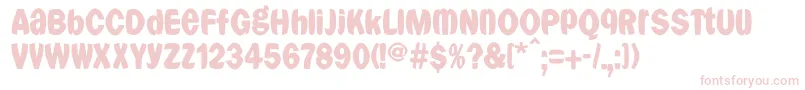 Franklyspokenfs Font – Pink Fonts on White Background
