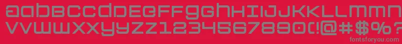 Colonymarinesbold Font – Gray Fonts on Red Background