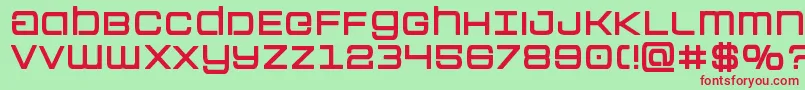 Colonymarinesbold Font – Red Fonts on Green Background