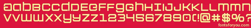 Colonymarinesbold Font – Yellow Fonts on Red Background