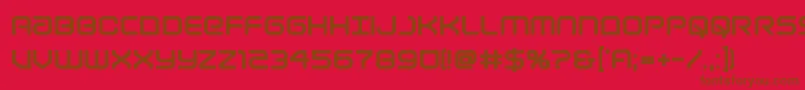 Шрифт Lightbrigadextrabold – коричневые шрифты на красном фоне