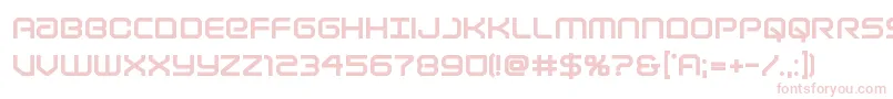 Czcionka Lightbrigadextrabold – różowe czcionki