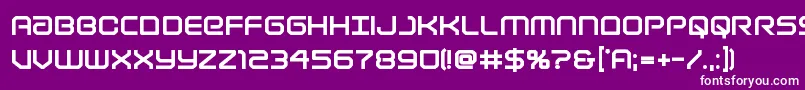 Lightbrigadextrabold Font – White Fonts on Purple Background