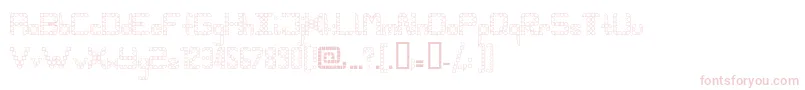 Weitere Informationen zur Pangho-Schriftart Pangho-Schriftart – Rosa Schriften auf weißem Hintergrund