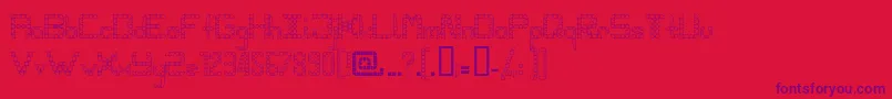 Шрифт Pangho – фиолетовые шрифты на красном фоне