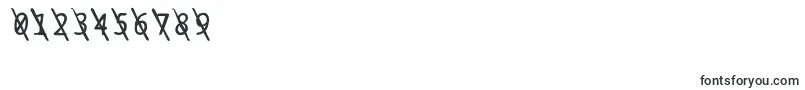 Bptypewritedamagedslasheditalics Font – Fonts for Numbers and Digits