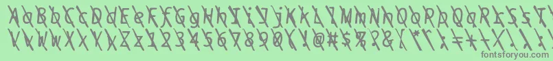 More about Bptypewritedamagedslasheditalics Font Bptypewritedamagedslasheditalics Font – Gray Fonts on Green Background