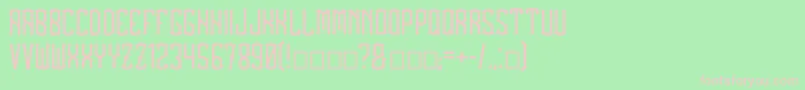 BlackDrops Font – Pink Fonts on Green Background