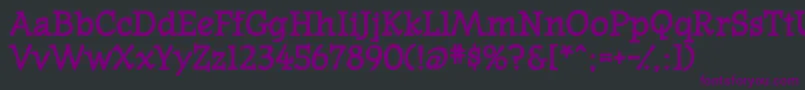 WesternpresssskBold Font – Purple Fonts on Black Background