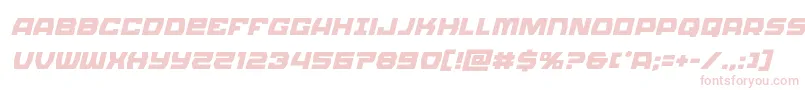 Olympiccarrierital Font – Pink Fonts on White Background