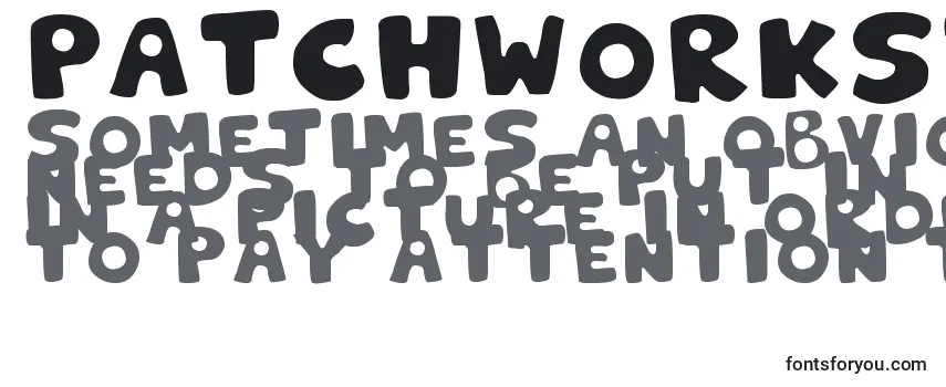 PatchworkStitchlingsColor Font
