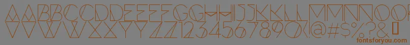 Lisätietoja ForteLine-fontista ForteLine-fontti – ruskeat fontit harmaalla taustalla