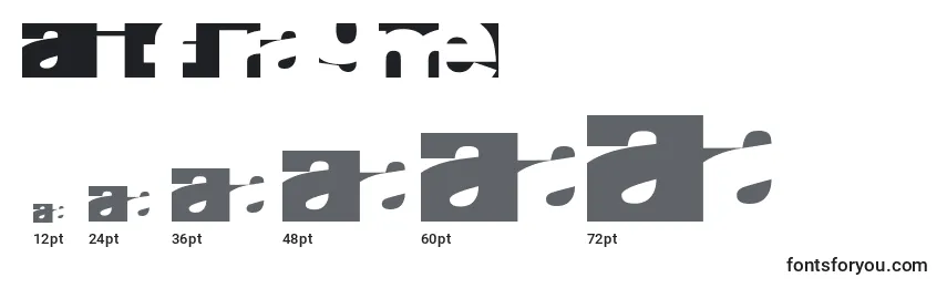 Aifragme Font Sizes
