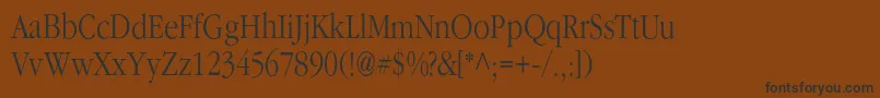 Classicrussiancフォントについての詳細 フォントClassicrussianc – 黒い文字が茶色の背景にあります