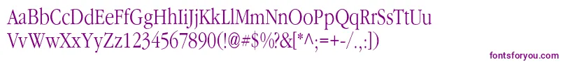Classicrussianc Font – Purple Fonts on White Background