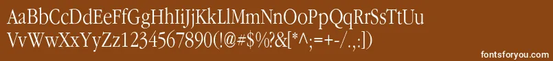 More about Classicrussianc Font Classicrussianc Font – White Fonts on Brown Background