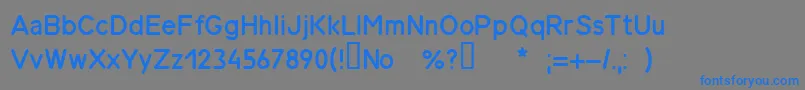 Weitere Informationen zur Gost26.008—85-Schriftart Gost26.008—85-Schriftart – Blaue Schriften auf grauem Hintergrund