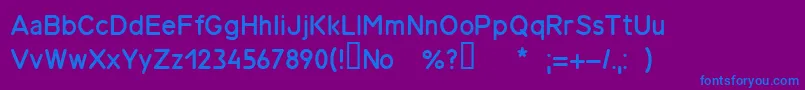 Gost26.008вЂ”85 Font – Blue Fonts on Purple Background
