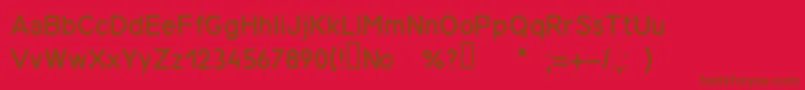 Czcionka Gost26.008вЂ”85 – brązowe czcionki na czerwonym tle