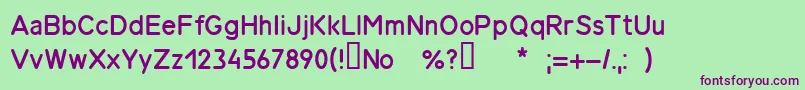 Gost26.008вЂ”85-fontti – violetit fontit vihreällä taustalla