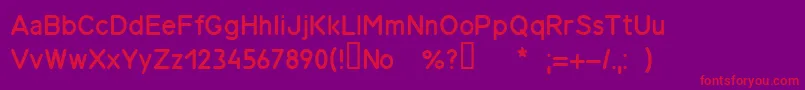 Gost26.008вЂ”85 Font – Red Fonts on Purple Background