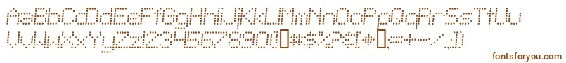 TelegraphicLightBoldItalic-Schriftart – Braune Schriften
