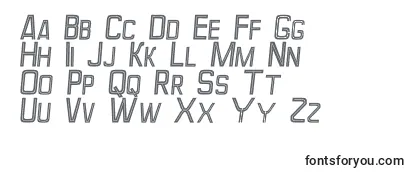 PerforamaItalic Font