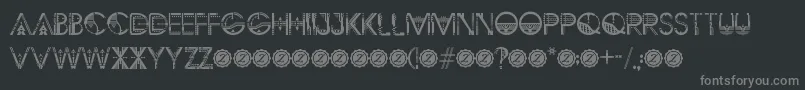 fuente ZilapGeometrikDemo – Fuentes Grises Sobre Fondo Negro