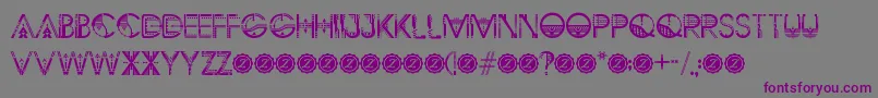 ZilapGeometrikDemo Font – Purple Fonts on Gray Background