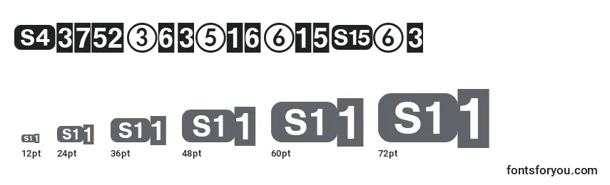 DeutschebahnagOne Font Sizes