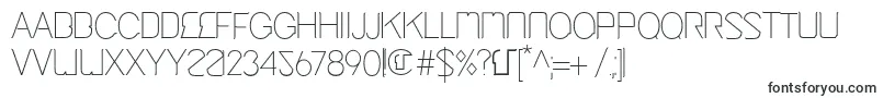 Шрифт CingaLight – OTF шрифты