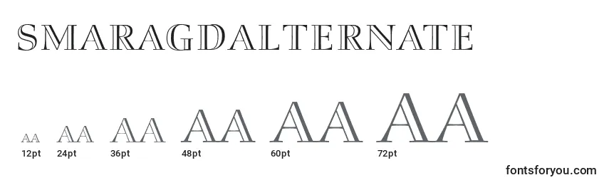 SmaragdAlternate Font Sizes
