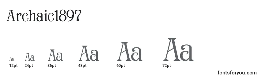 Archaic1897 Font Sizes