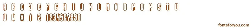 Подробнее о шрифте RombRegular Шрифт RombRegular – коричневые шрифты на белом фоне